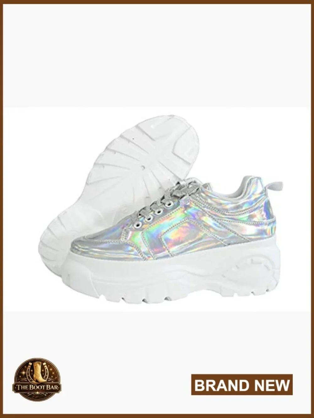 Chunky Platform Sneakers Lace-Up Walking Shoes Lightweight Comfortable
